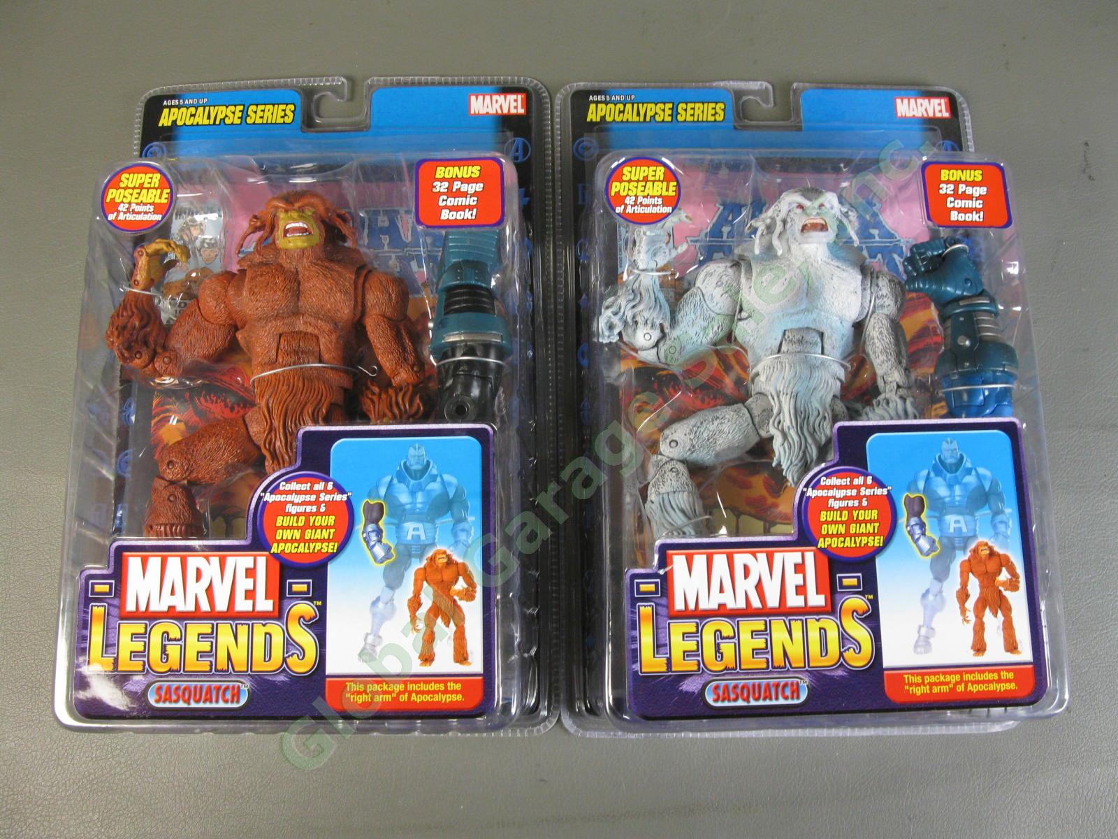 11 Sealed Figure COMPLETE SET +Variants ToyBiz Marvel Legends Apocalypse BAF NIB 3