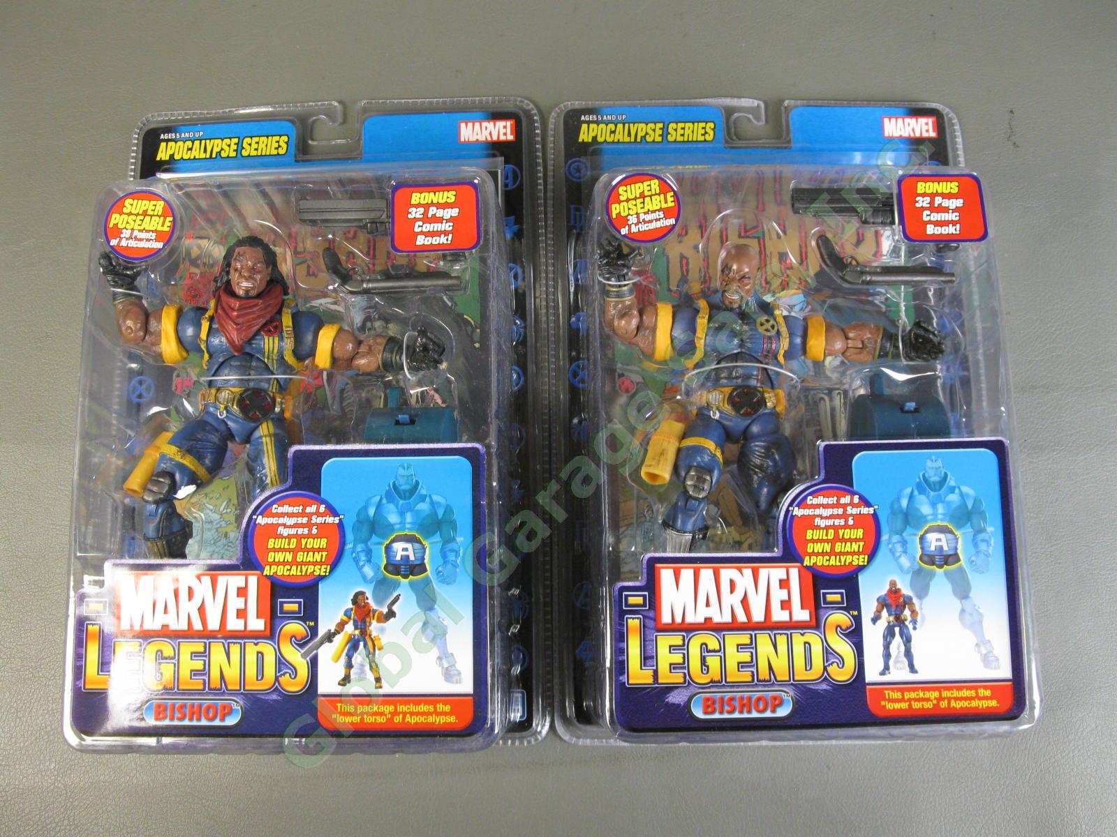 11 Sealed Figure COMPLETE SET +Variants ToyBiz Marvel Legends Apocalypse BAF NIB 4