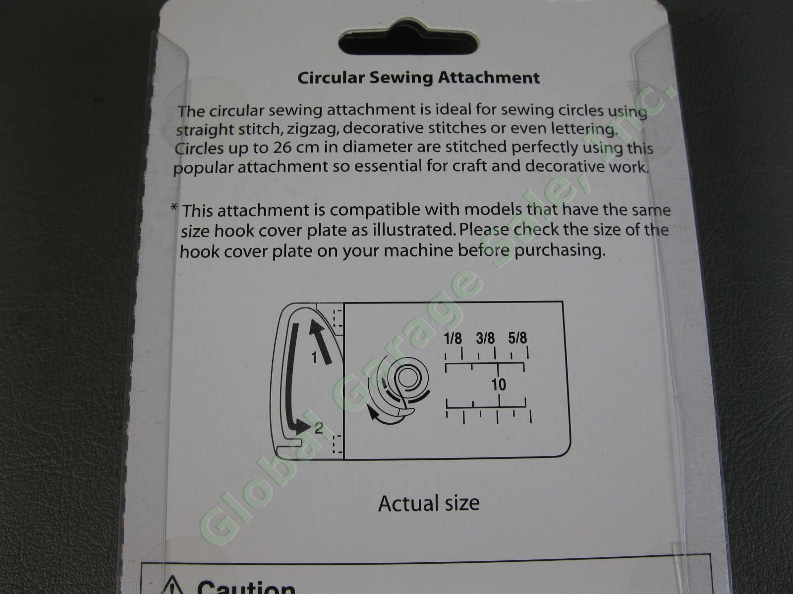 Janome Circular Sewing Attachment 202-135-007 Fits Easy Set Bobbin Model MC15000 3
