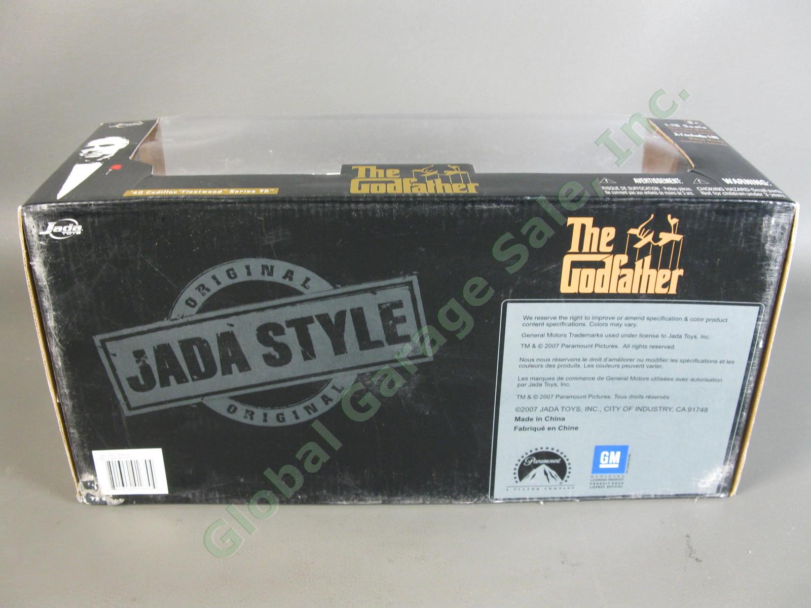 Jada Toys The Godfather 1940 Cadillac Fleetwood Series 75 Die Cast Model Car NR 5