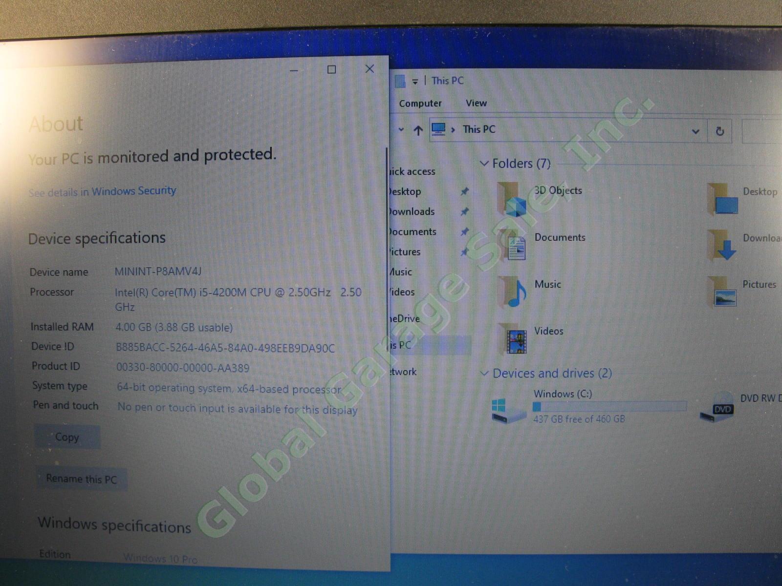 HP ProBook 450 G1 Laptop Computer i5-4200M 4GB 500GB Win10 WIFI DVD Webcam Power 1
