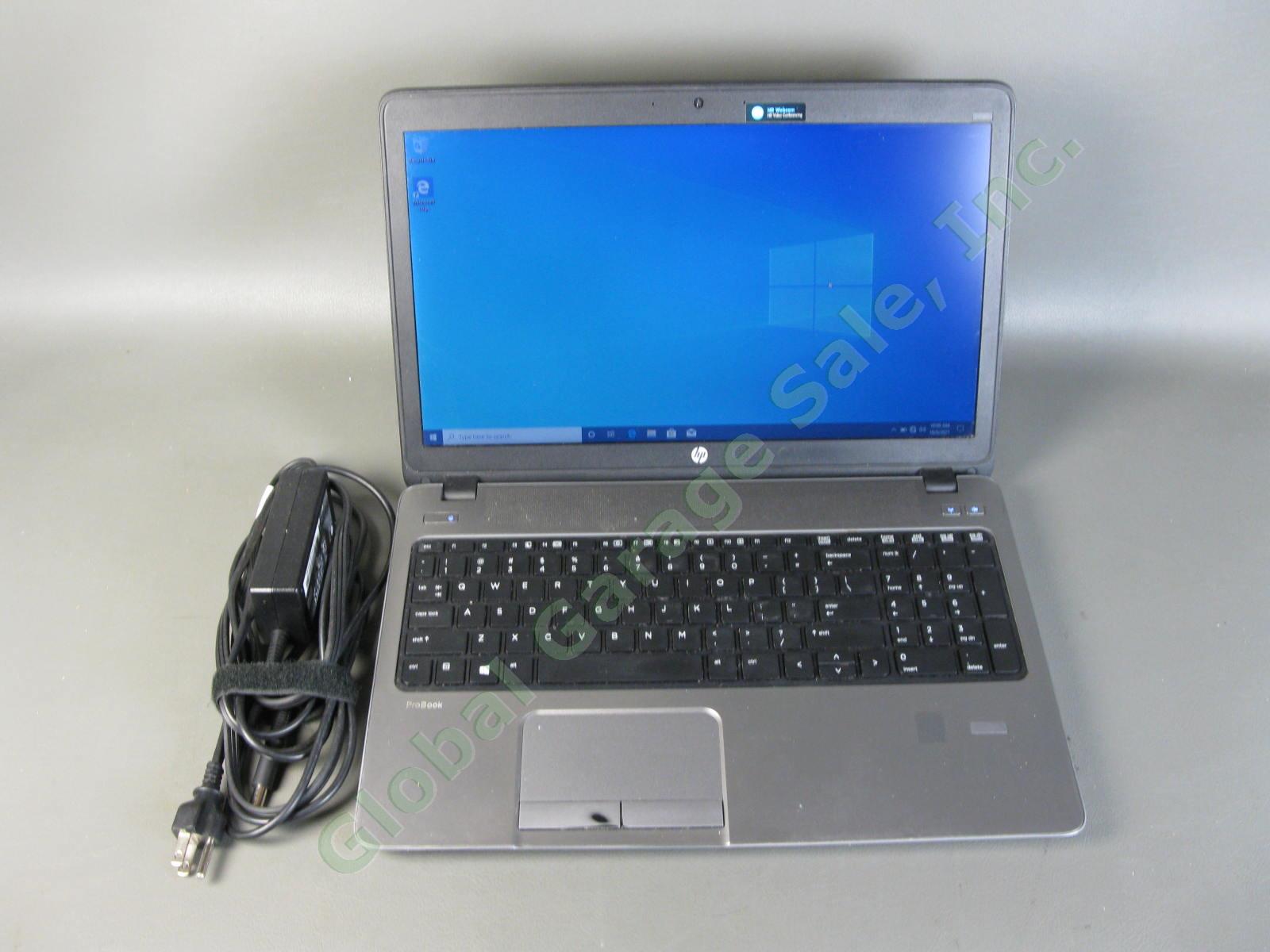 HP ProBook 450 G1 Laptop Computer i5-4200M 4GB 500GB Windows 10 WIFI DVD Webcam