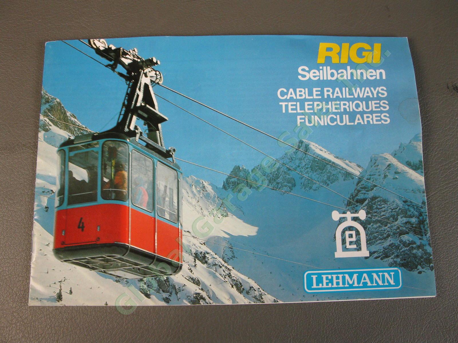 Lehmann Rigi 900E G Scale Cable Car Gondola Ski Lift Tram Tramway Working SET NR 9