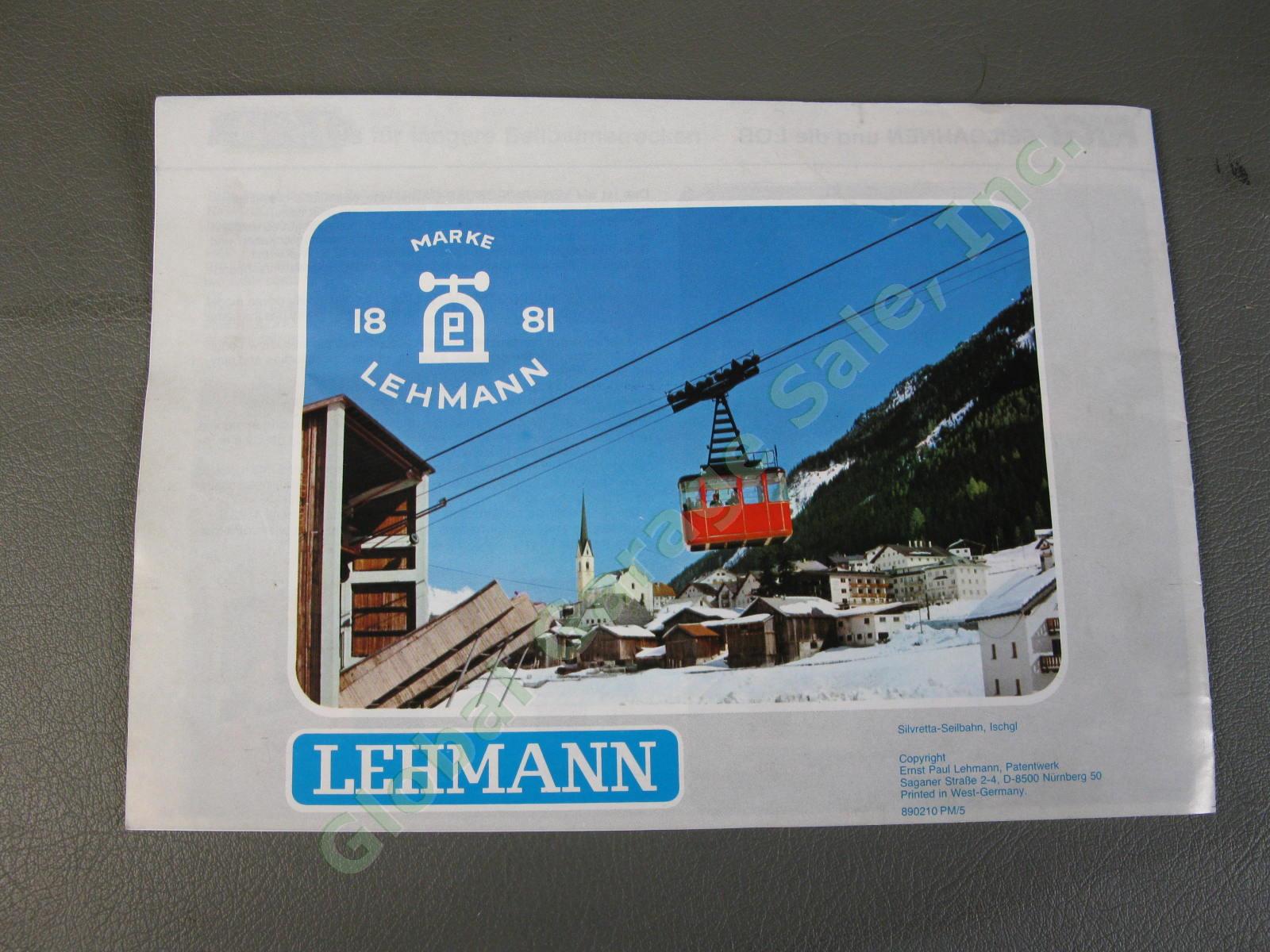 Lehmann Rigi 900E G Scale Cable Car Gondola Ski Lift Tram Tramway Working SET NR 11