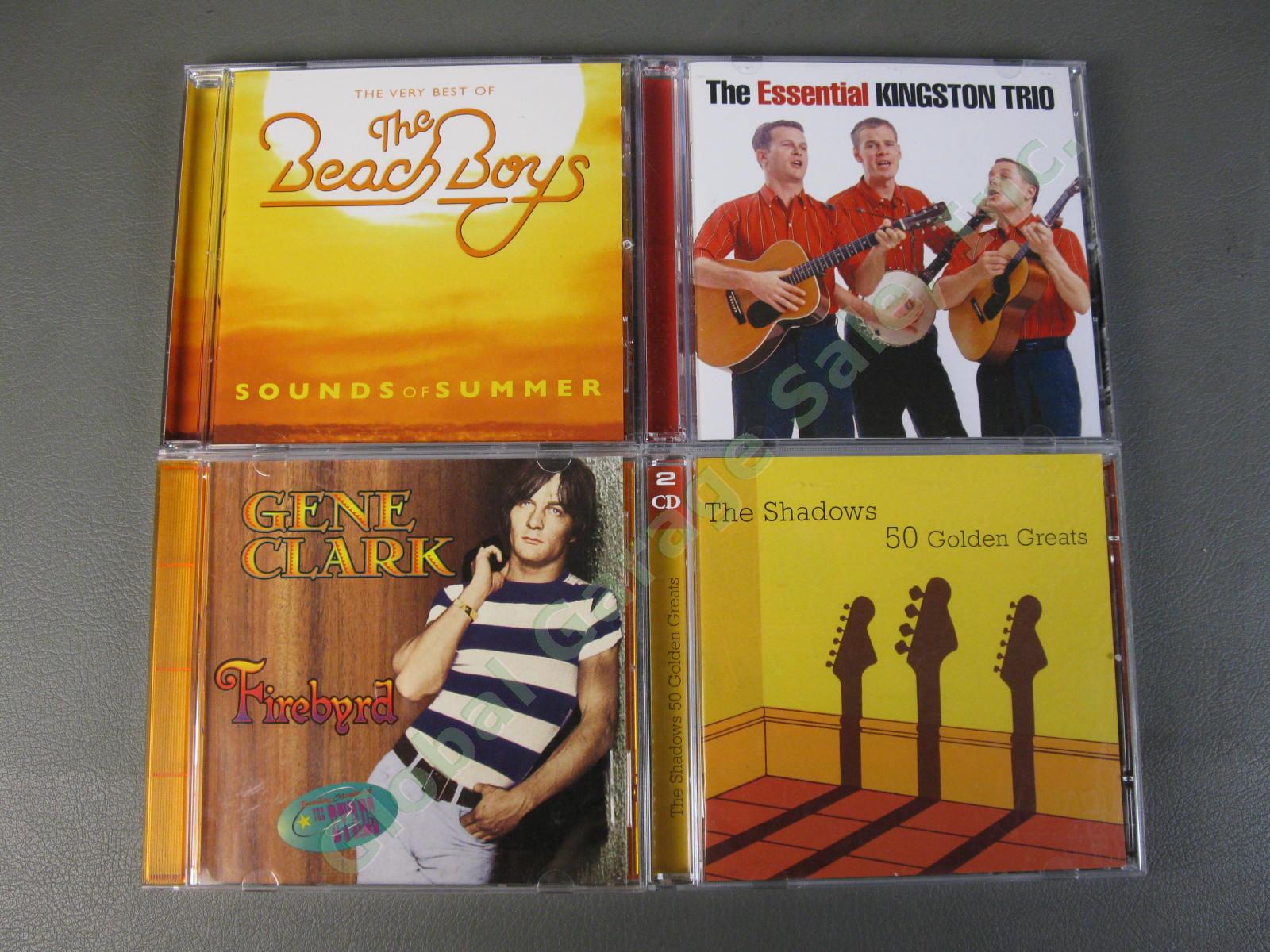 9 Oldies 50-60s CD LOT +1 DVD Simon & Garfunkel Beach Boys Kingston Trio MORE NR 1