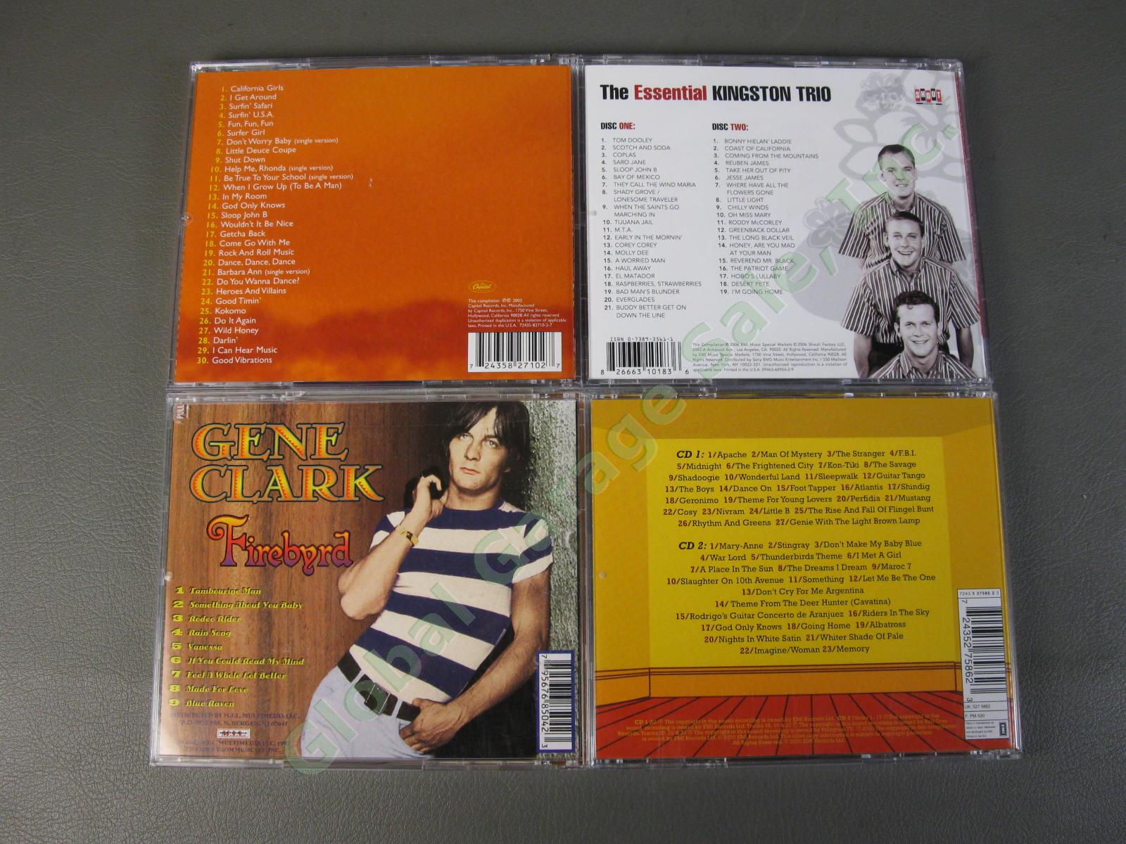 9 Oldies 50-60s CD LOT +1 DVD Simon & Garfunkel Beach Boys Kingston Trio MORE NR 2