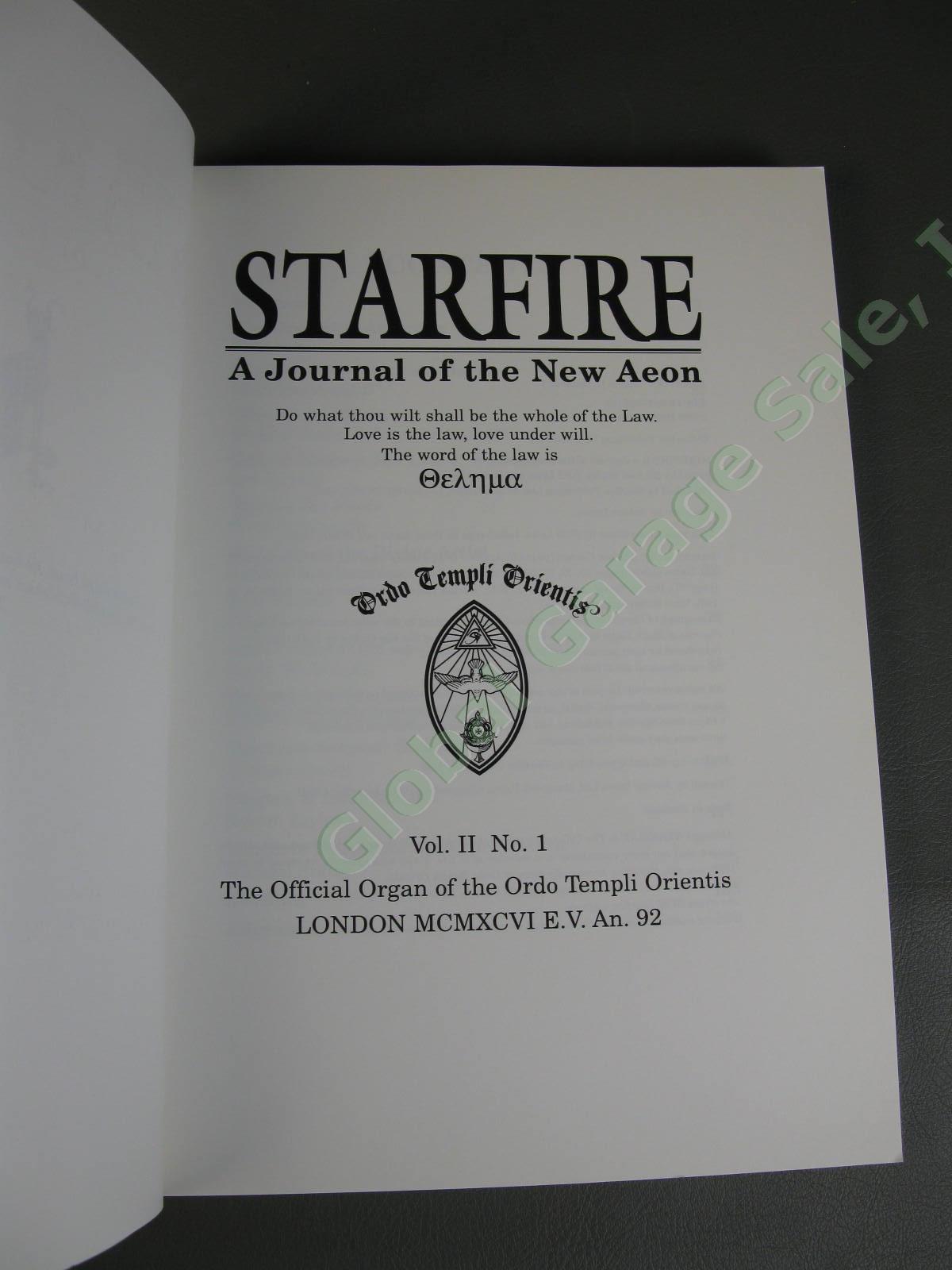Starfire A Journal of the New Aeon Vol II No 1 OTO Grant Crowley Magick Occult 5