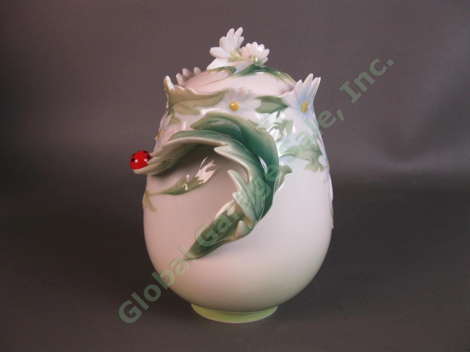Franz Porcelain Ladybug Design Collection Teapot Cover Coffee Tea Pot FZ00300 NR 3