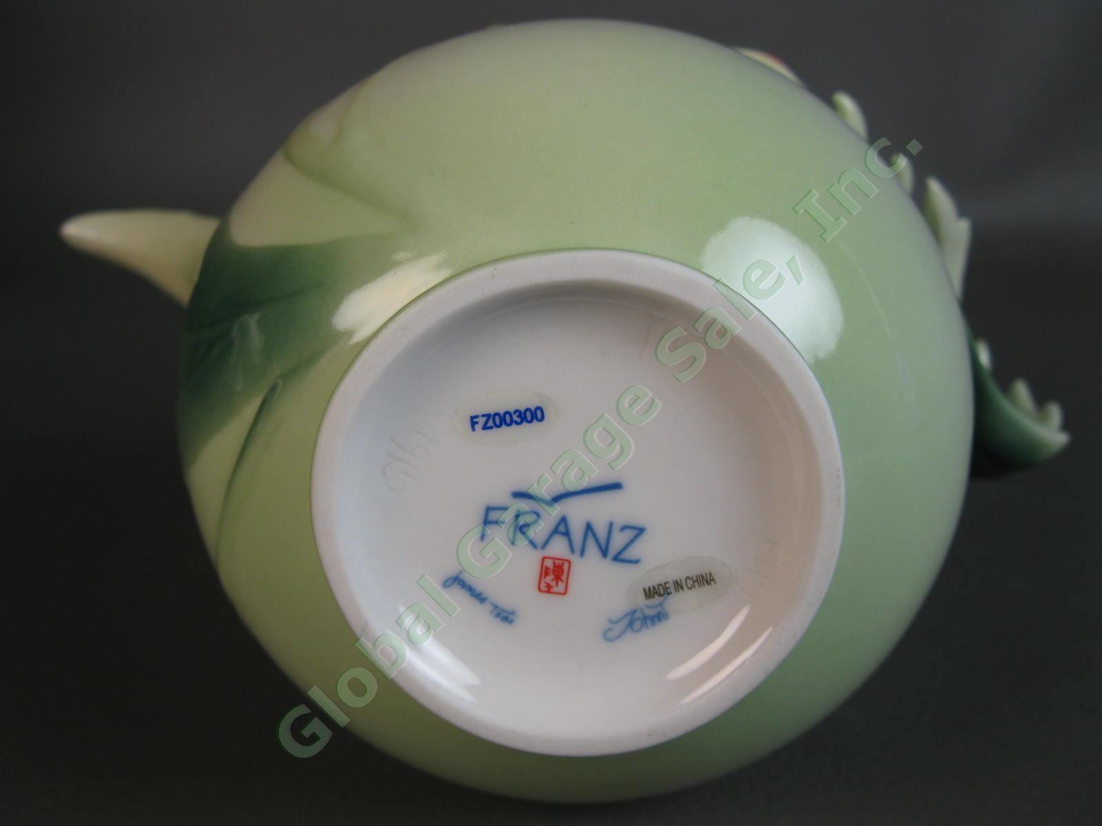 Franz Porcelain Ladybug Design Collection Teapot Cover Coffee Tea Pot FZ00300 NR 8