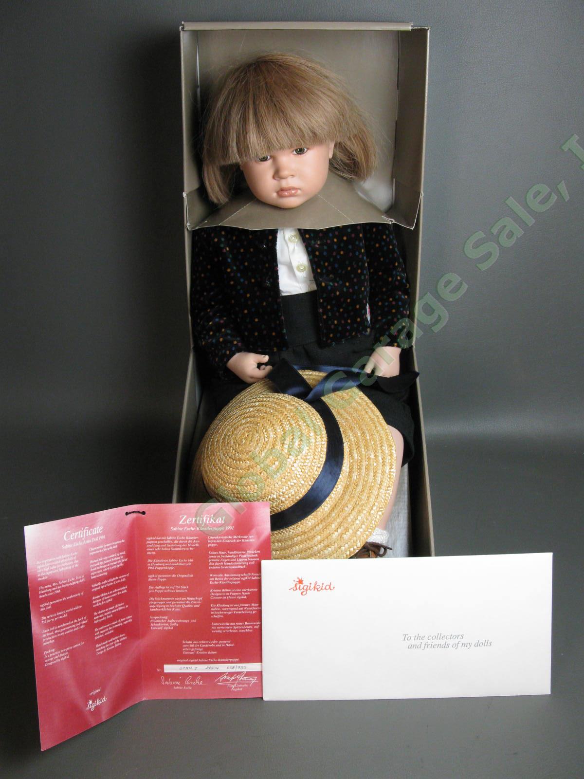 1991 Sabine Esche SIGIKID Stan I Artist Vinyl Doll 24504 Limited ...