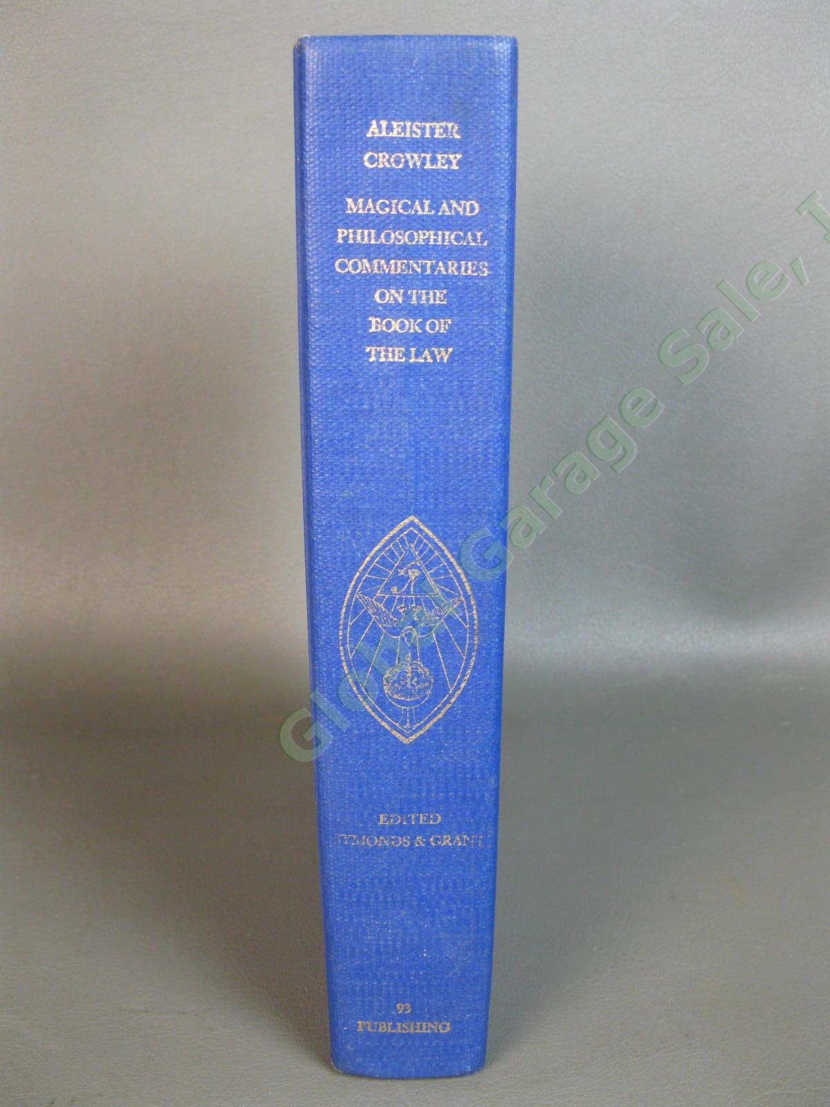 Aleister Crowley Magical Philosophical Commentaries on the Book of Law Grant NR 1