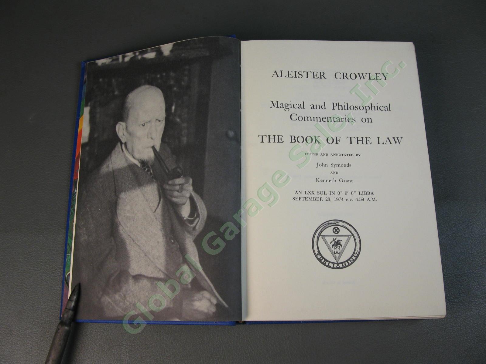 Aleister Crowley Magical Philosophical Commentaries on the Book of Law Grant NR 6