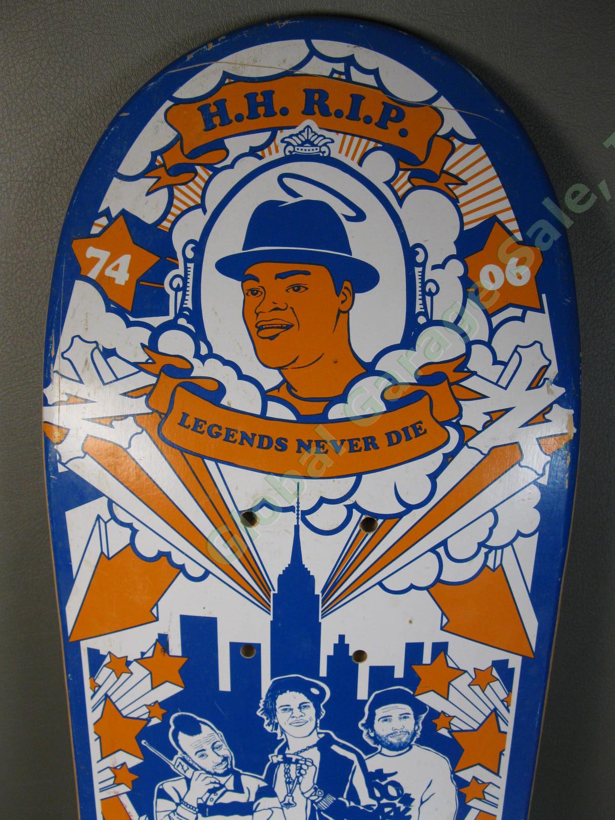 UNBREAKABLE HH Harold Hunter RIP ZOO YORK Skateboard Deck Legends Never Die NR 1