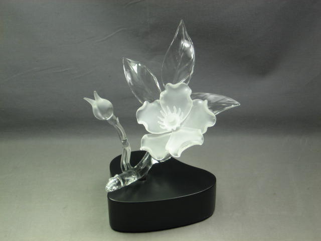 Frabel Studio Cherokee Rose Crystal Flower Sculpture NR 1