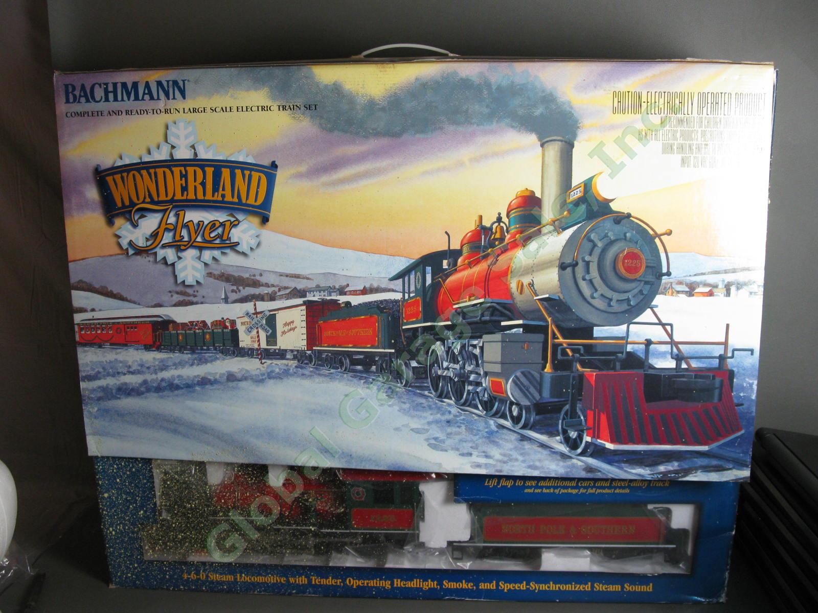 Bachmann 90047 Christmas Train Set Wonderland Flyer North Pole Southern #1225 NR