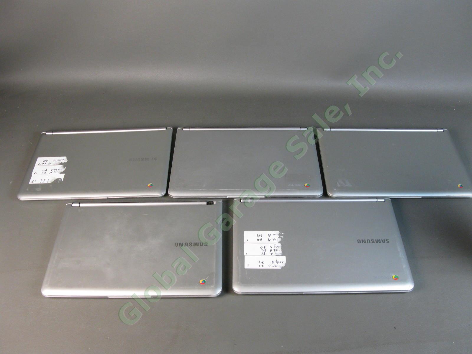 5 Samsung Chromebook 303C Laptop Computers Lot 11.6" 1.7GHz 2GB 16GB XE303C12 1