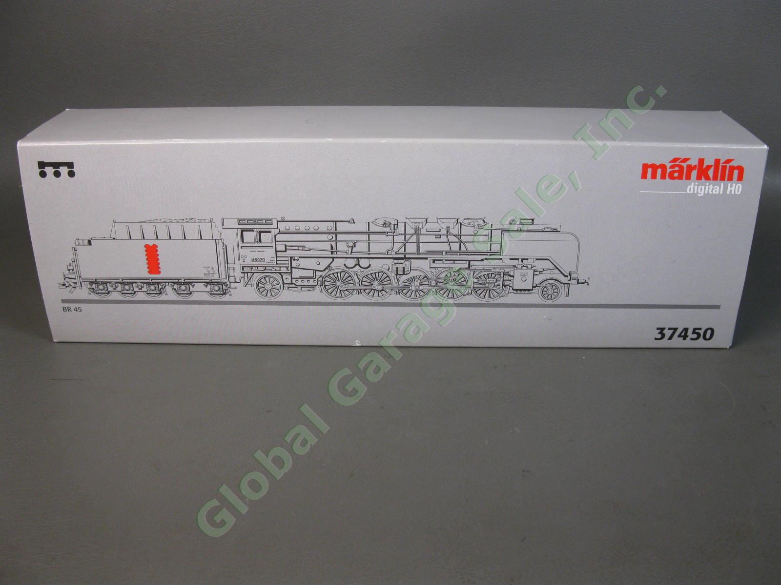 RARE Marklin Digital HO 37450 BR45 Heavy Freight Steam Locomotive Train Engine