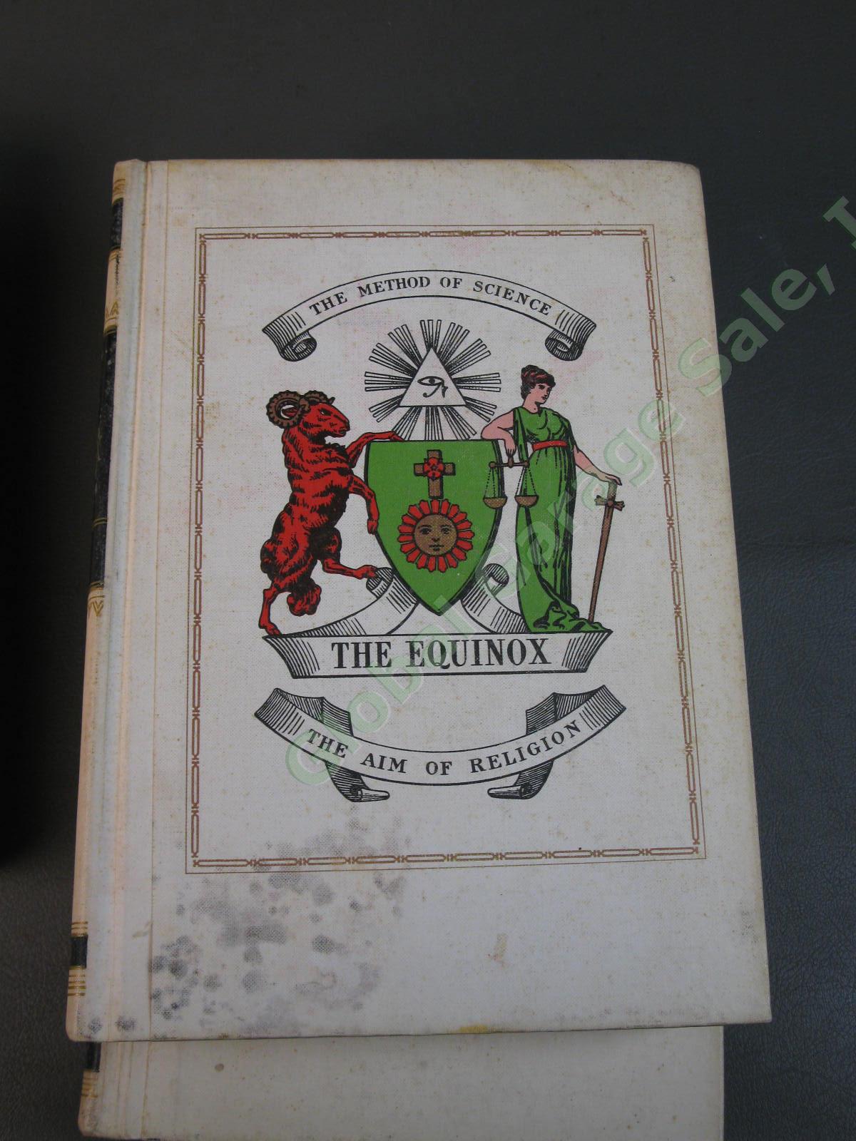 RARE 1972 Aleister Crowley The Equinox Volume 1 COMPLETE Limited Edition 63/515 5