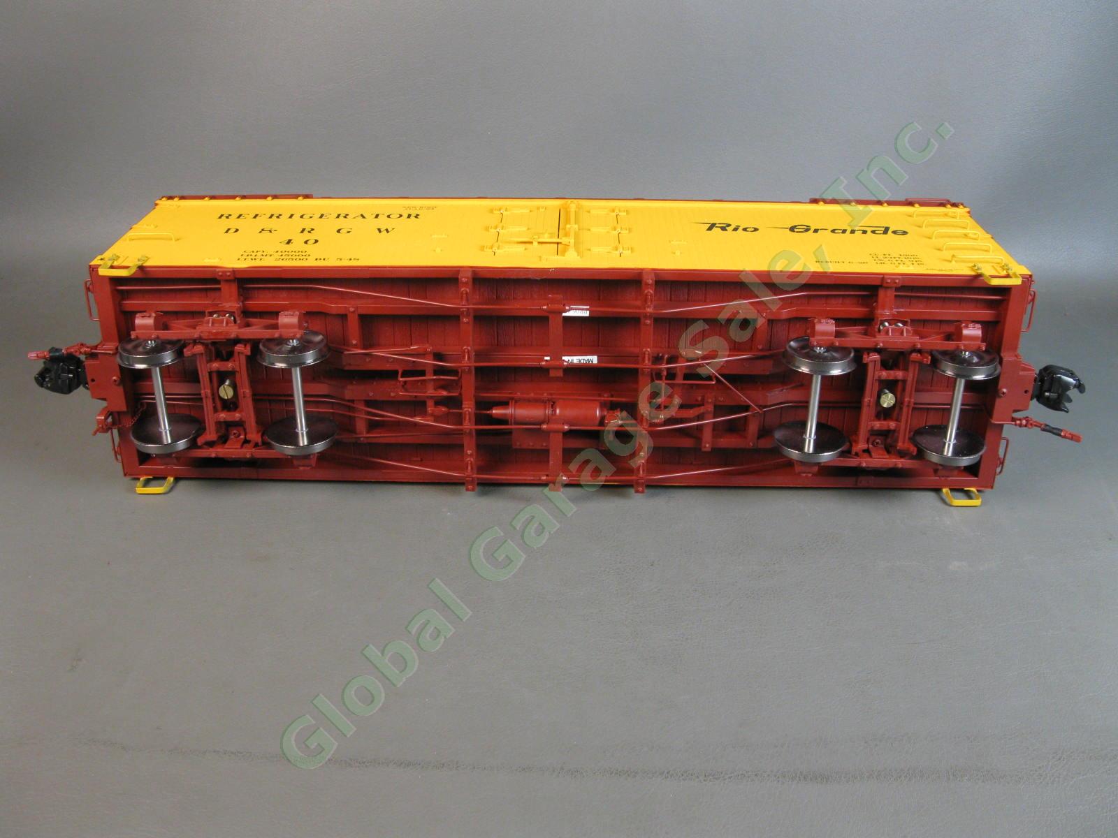 Accucraft AMS AM31-510 D&RGW #40 Flying Rio Grande Reefer Refrigerator Train Car 8