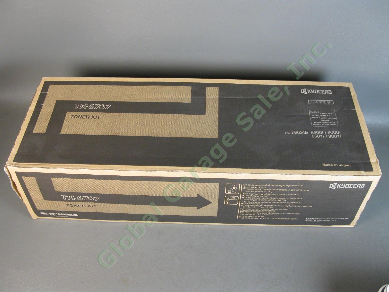 Genuine OEM Kyocera TK-6707 TASKalfa 6500i 6501i 8000i 8001i Toner Cartridge Kit