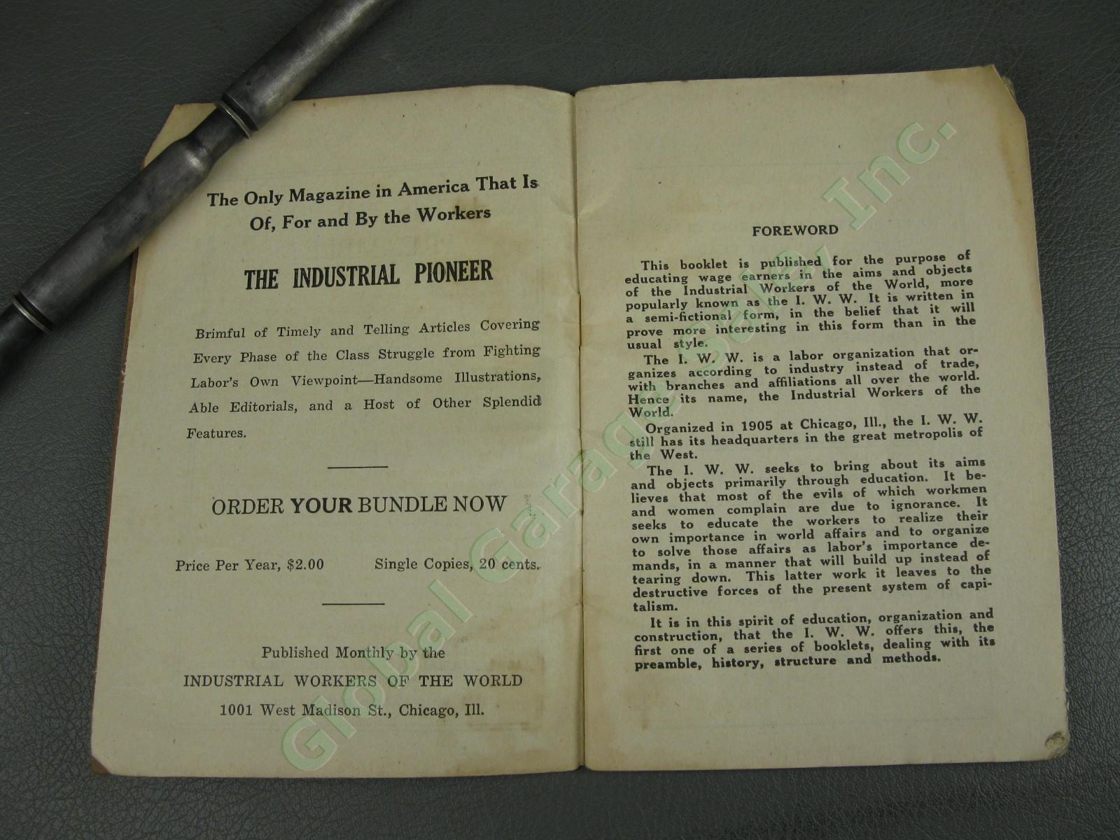 RARE Wobblie Book What is the IWW Preamble Industrial Workers of the World Union 3