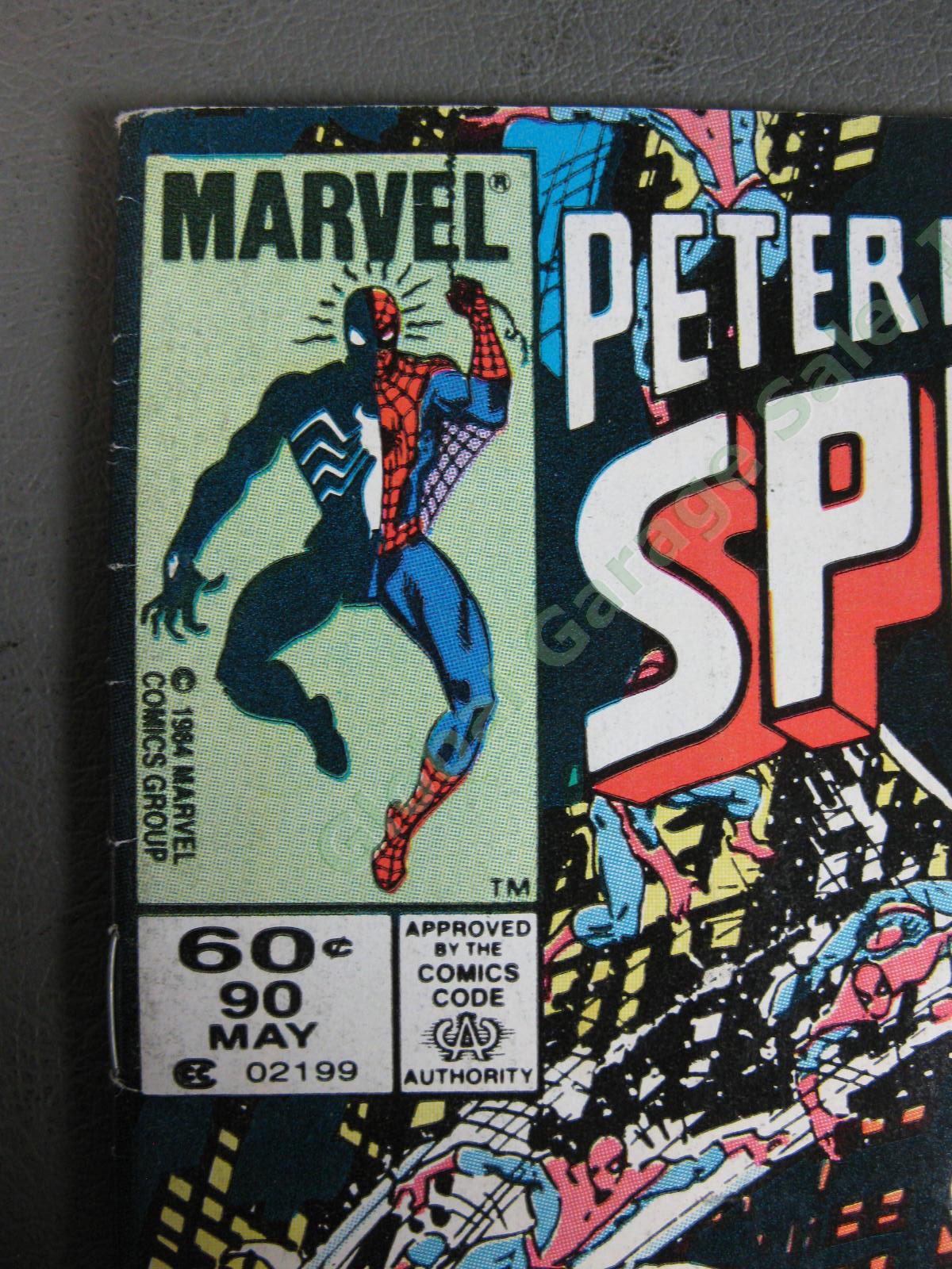 The Spectacular Spider-Man Comic Book #90 1984 1st Symbiote Costume Black Cat NR 6