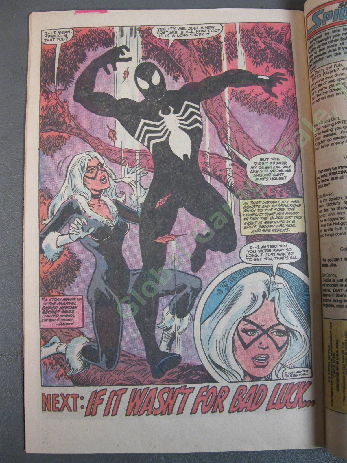 The Spectacular Spider-Man Comic Book #90 1984 1st Symbiote Costume Black Cat NR 10