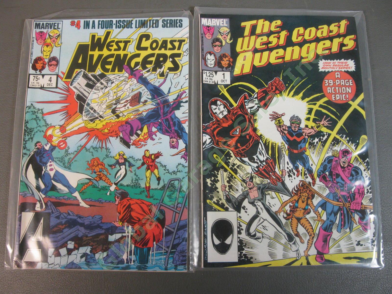 8 Marvel West Coast Avengers Comic Book LOT 1984 #2 3 4 1985 #1-5 SET READERS NR 2