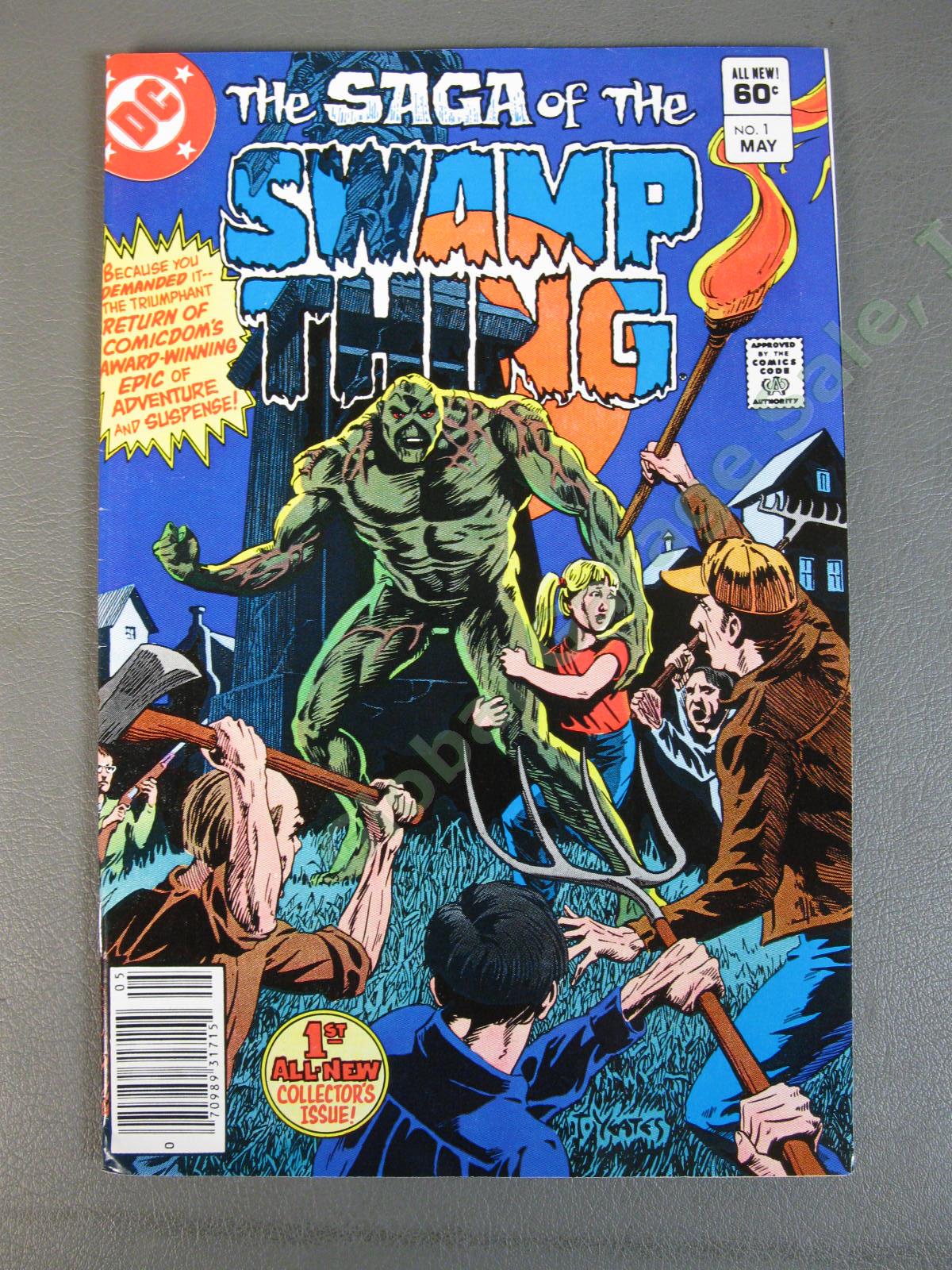 2 Saga of the Swamp Thing DC Comic Book Set #1 & 38 SIGNED Stephen R Bissette NR 2