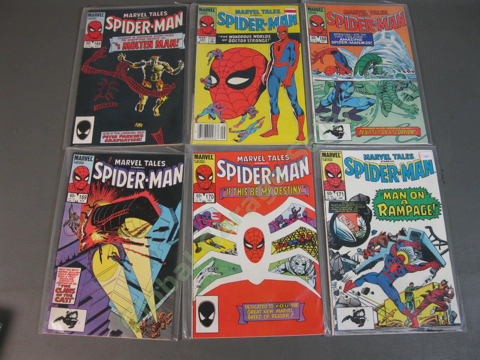 34 Marvel Tales Spider-Man Comic Book Reader Lot 107-192 Set 163-186 ...