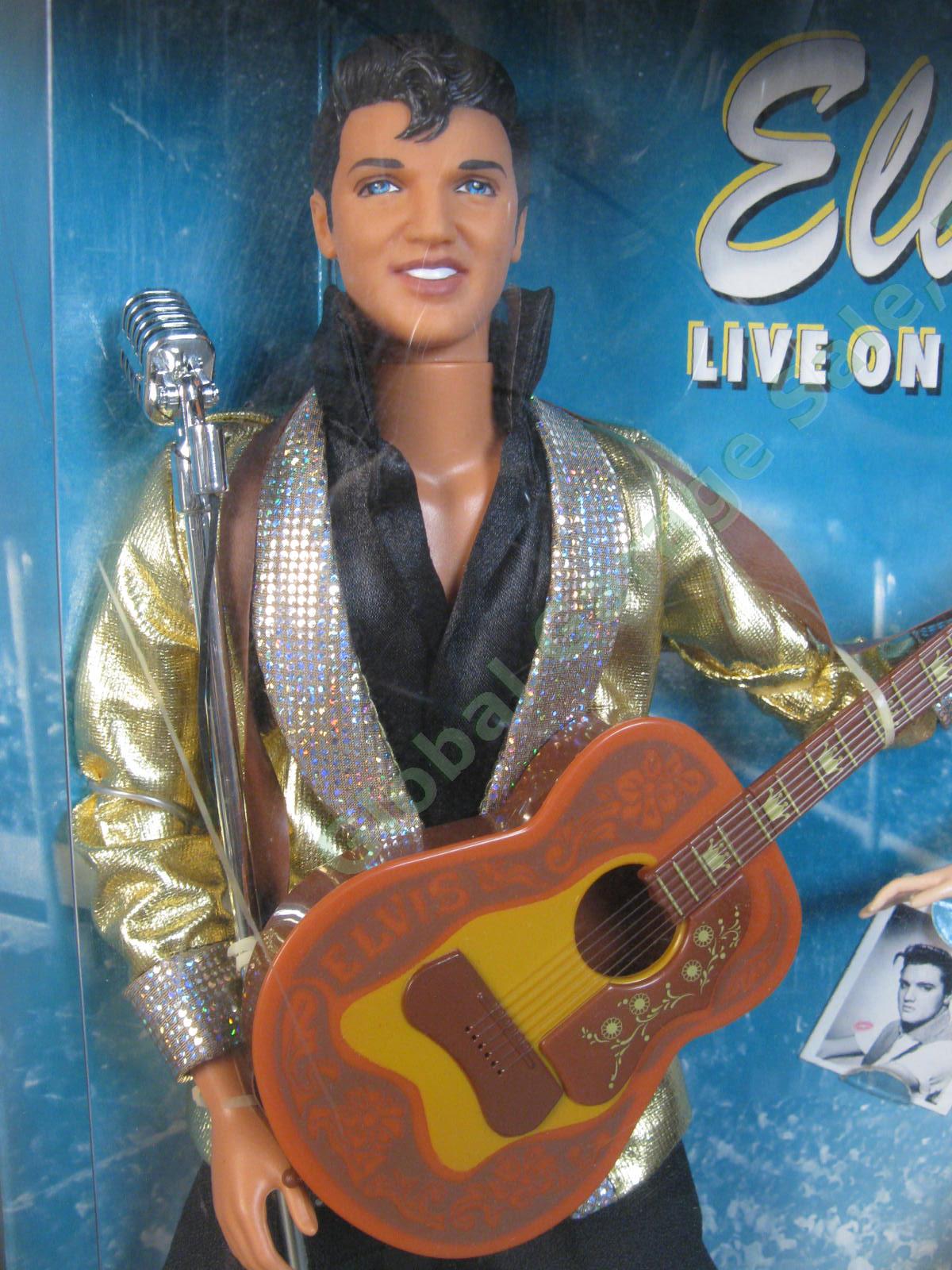 1996 Barbie Loves Elvis Presley Live on Stage 2 Doll Gift Set 17450 1956 Tupelo 1