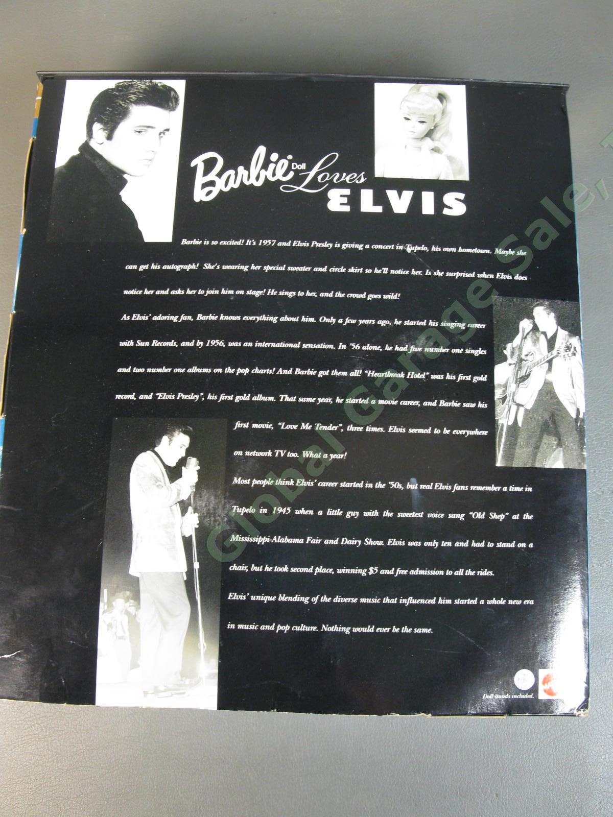 1996 Barbie Loves Elvis Presley Live on Stage 2 Doll Gift Set 17450 1956 Tupelo 5