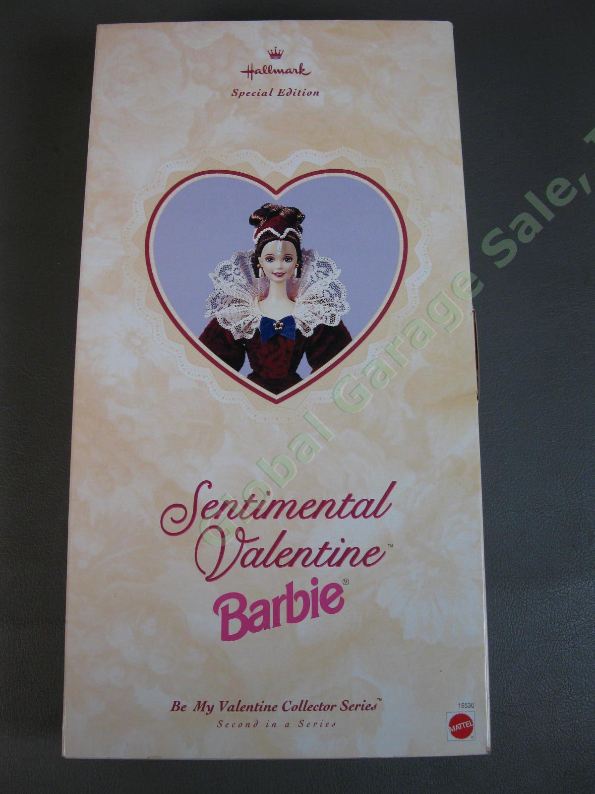 3 Hallmark Be My Valentine 1 2 3 Barbie Doll Set 95 96 97 Sweet Sentimental Fair 4