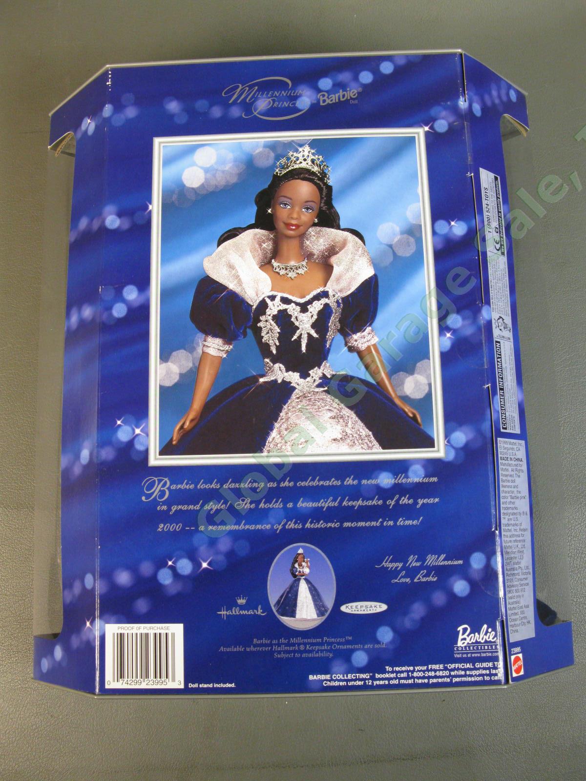 1999 2000 Millennium Princess 23995 Celebration Barbie Doll 28269 New Years SET 3