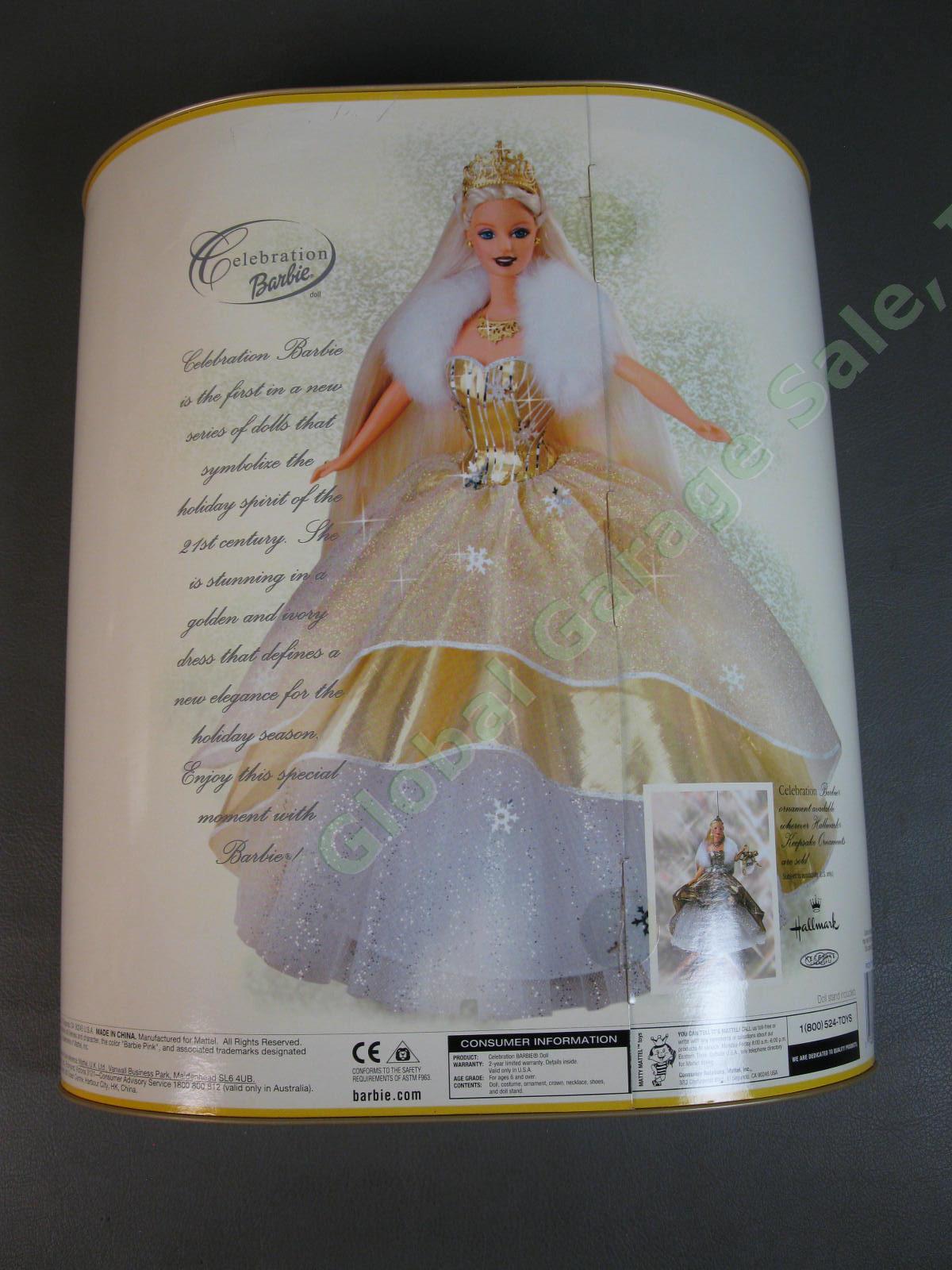 1999 2000 Millennium Princess 23995 Celebration Barbie Doll 28269 New Years SET 6