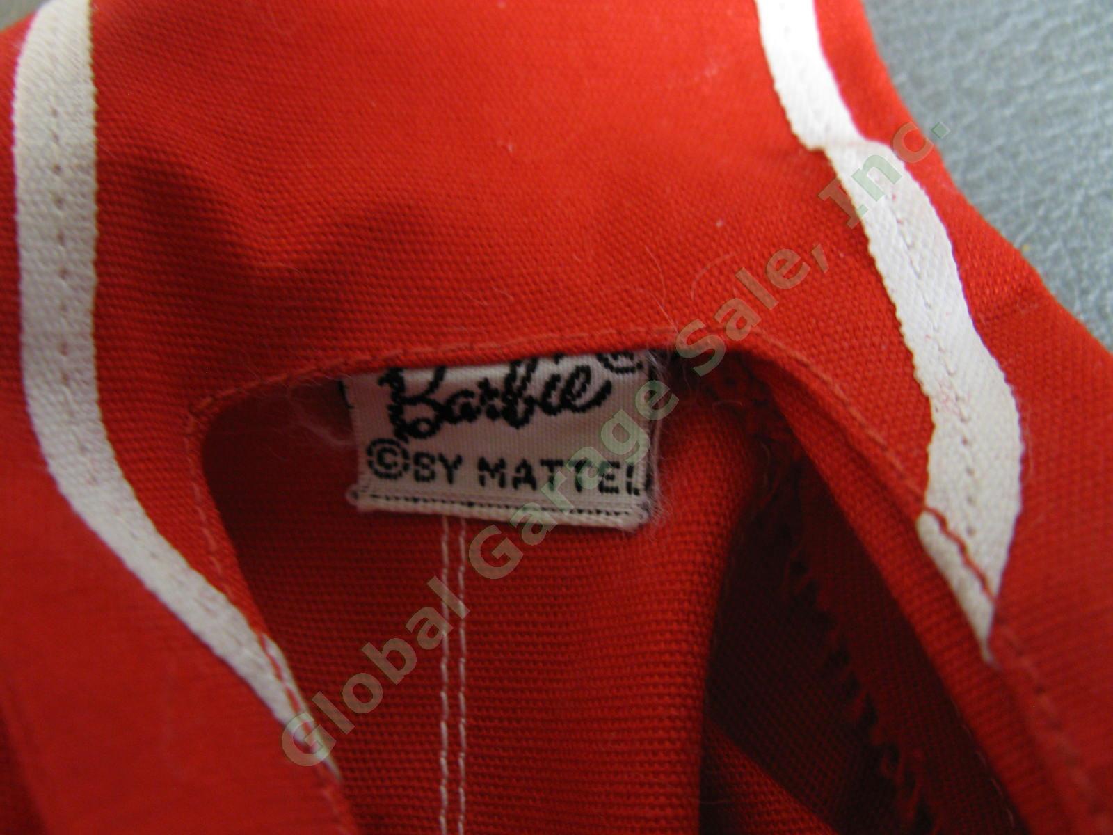 ORIGINAL VTG 1961 Barbie 963 Resort Set Clothes Outfit Coat Shirt Shorts Hat NR 2