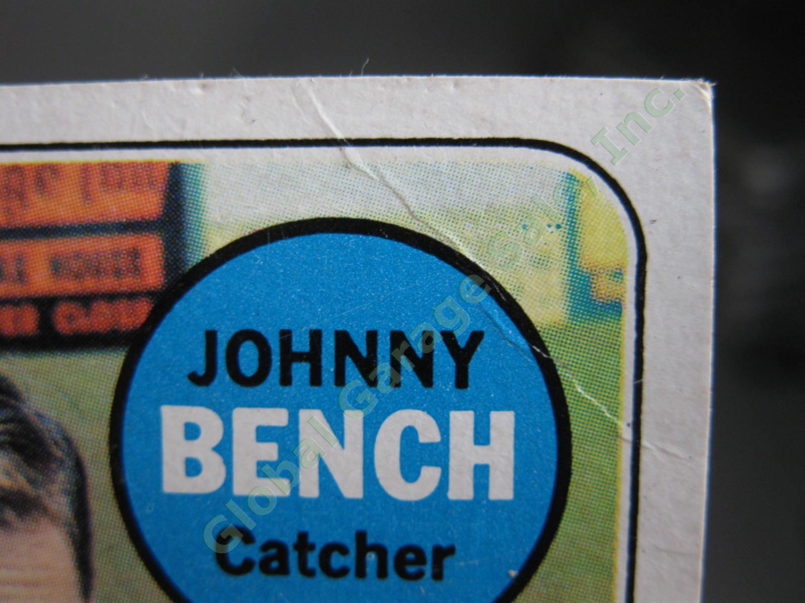 1969 Topps Johnny Bench #95 Cincinnati Reds All Star Rookie Baseball Card HOF NR 7