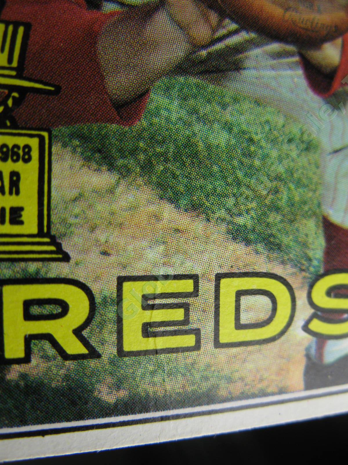 1969 Topps Johnny Bench #95 Cincinnati Reds All Star Rookie Baseball Card HOF NR 8