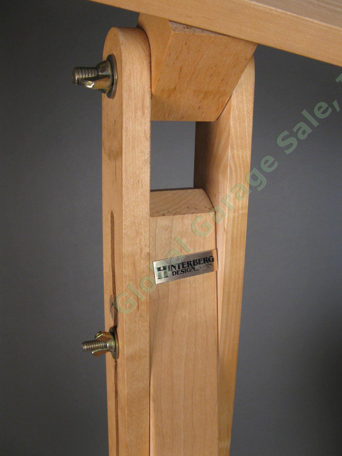 Hinterberg Design 22" Inch Homestead Adjustable Quilting Quilt Hoop Wood Stand 5