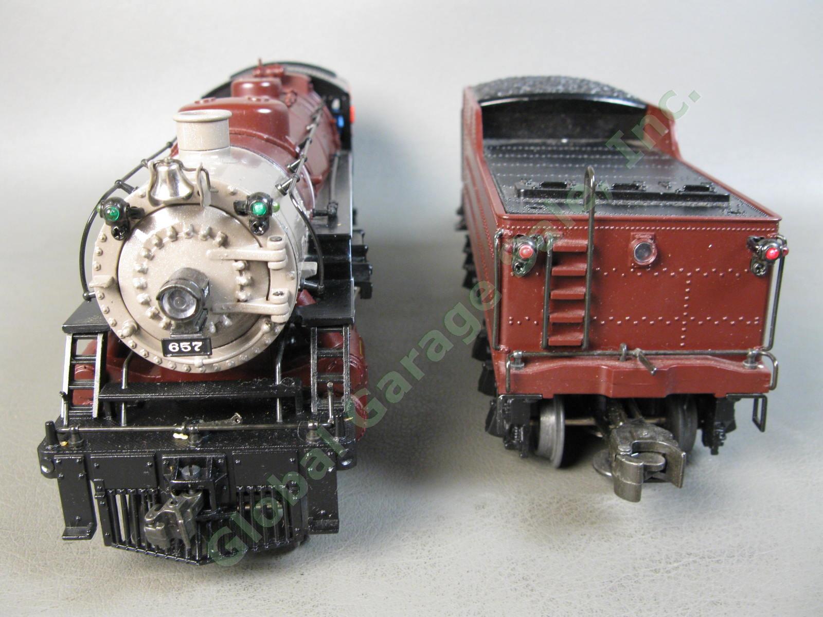 K-Line C&A #657 Chicago & Alton Limited Steam Locomotive Train Engine Tender Set 4