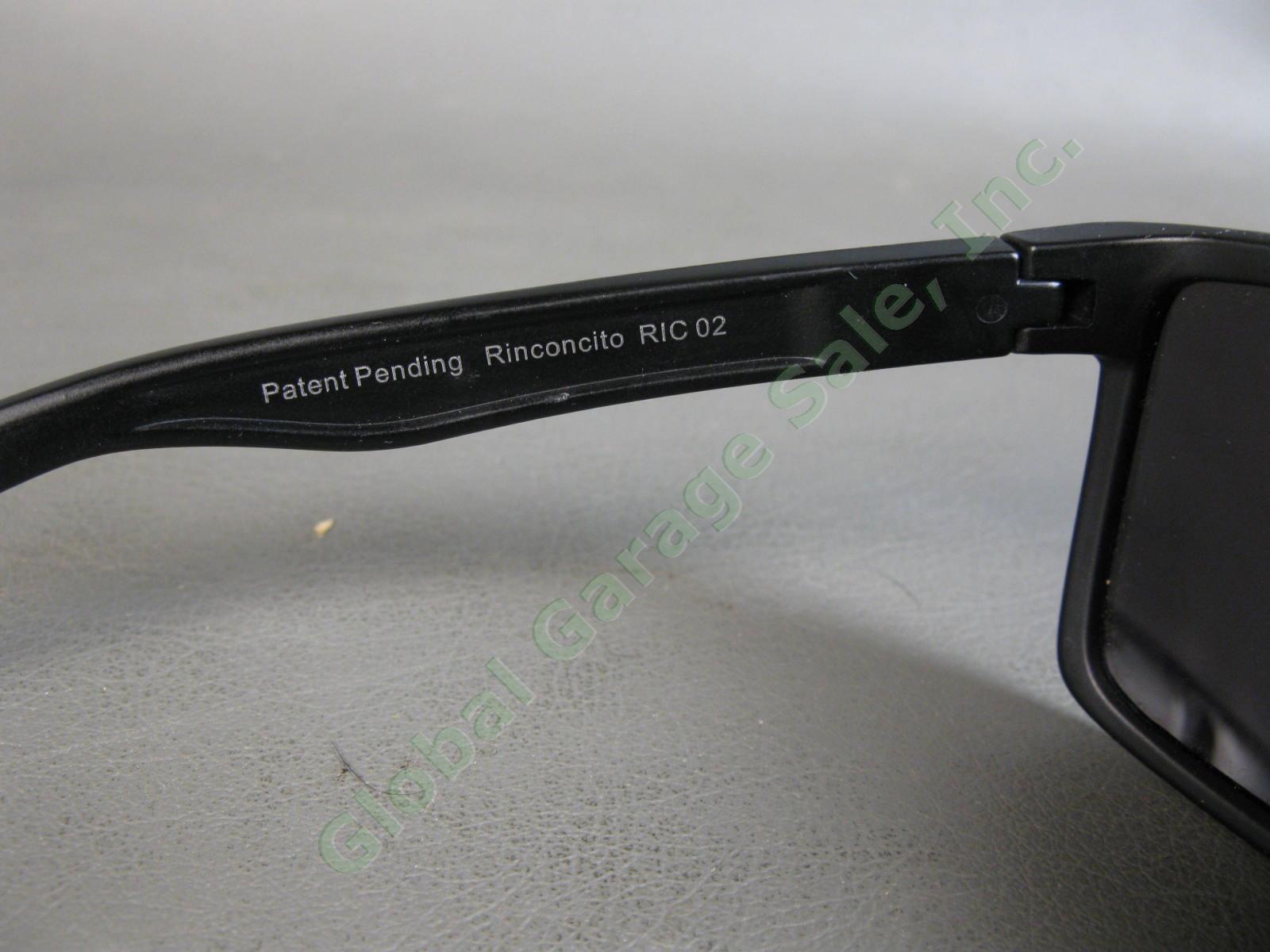 Used Costa Del Mar Sunglasses Rinconcito RIC 02 580P Black Frame Blue Lens USA 5