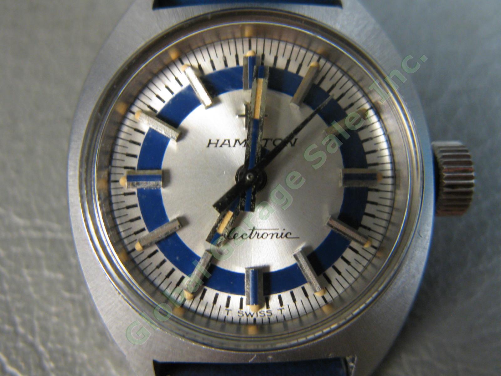 Vintage Swiss Hamilton Electronic Watch Thank You Norma 1961-1975 Original Box 2