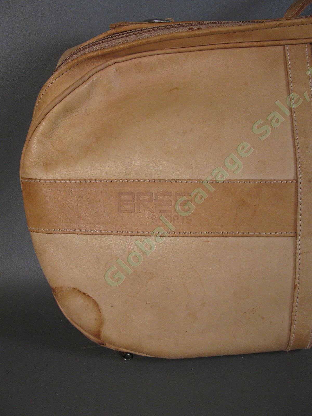 BREE Sports Leather Shoulder Tennis Travel Bag West Germany VINTAGE Luxury NR 1