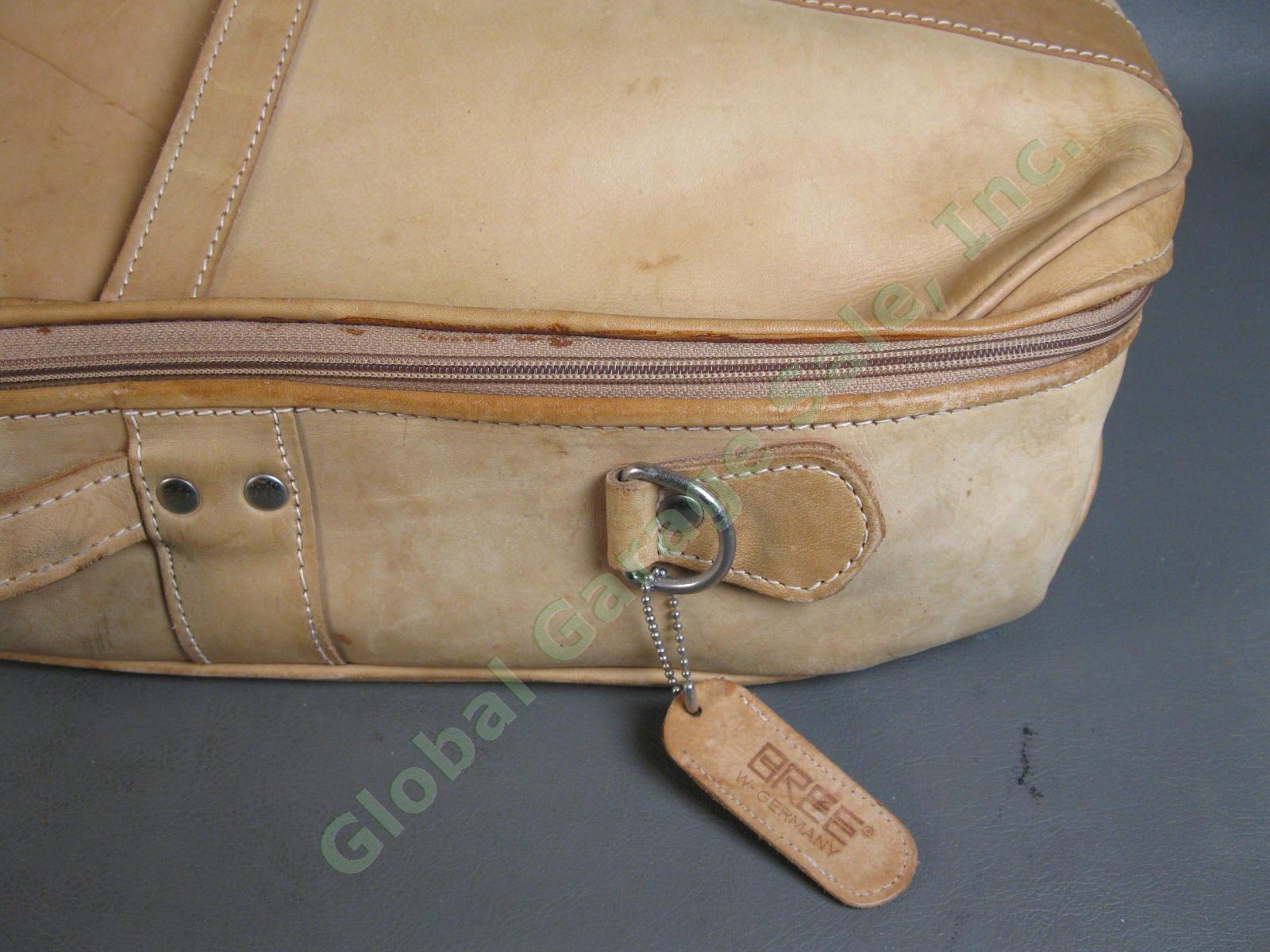 BREE Sports Leather Shoulder Tennis Travel Bag West Germany VINTAGE Luxury NR 5