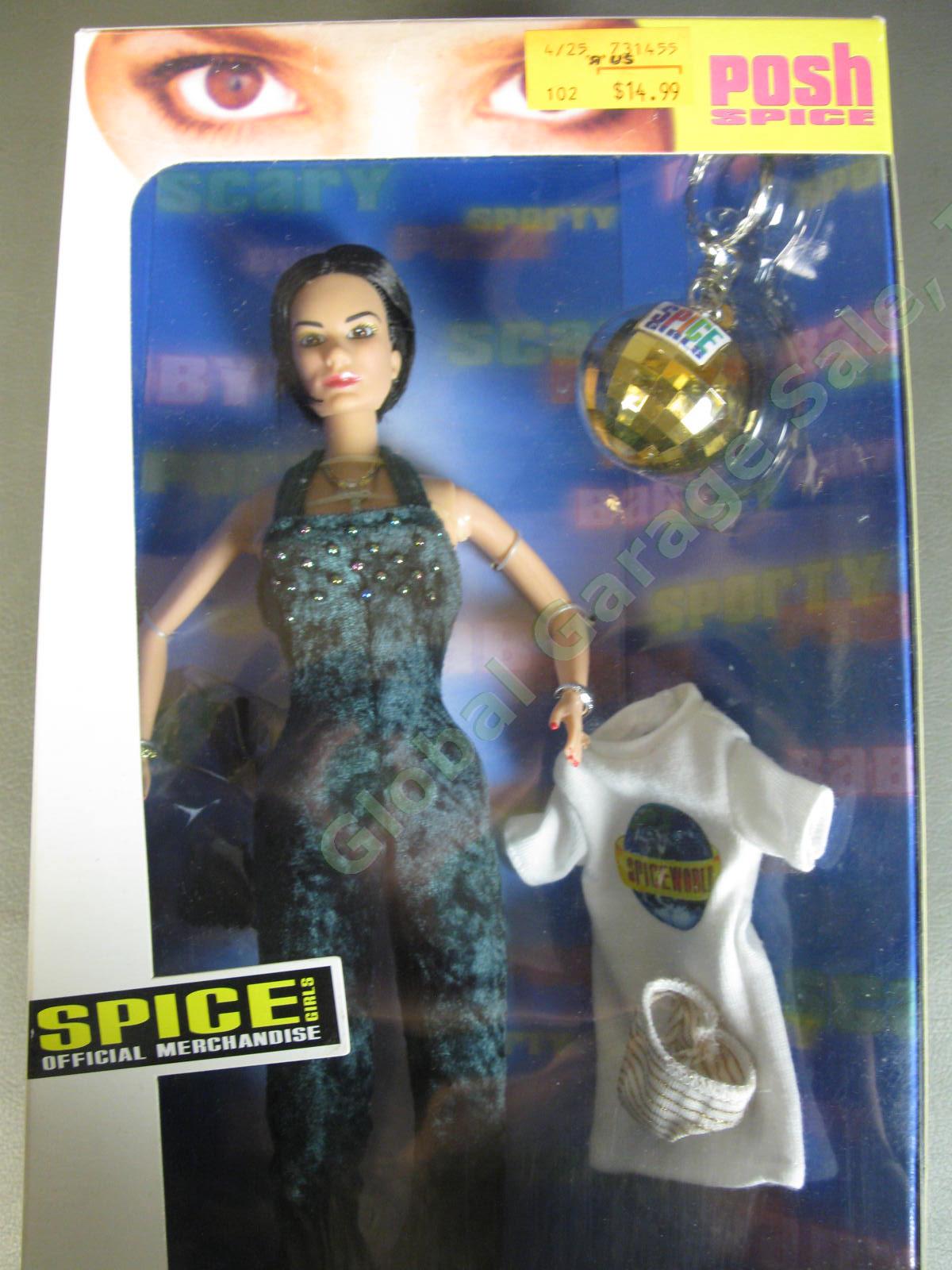 VTG 1998 4 Spice Girls On Stage COMPLETE Galoob Doll Set Scary Posh Sporty Baby 4