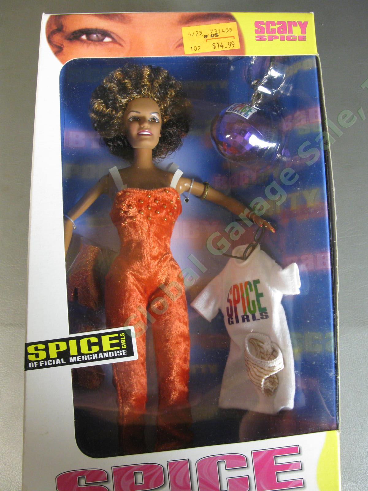 VTG 1998 4 Spice Girls On Stage COMPLETE Galoob Doll Set Scary Posh Sporty Baby 5
