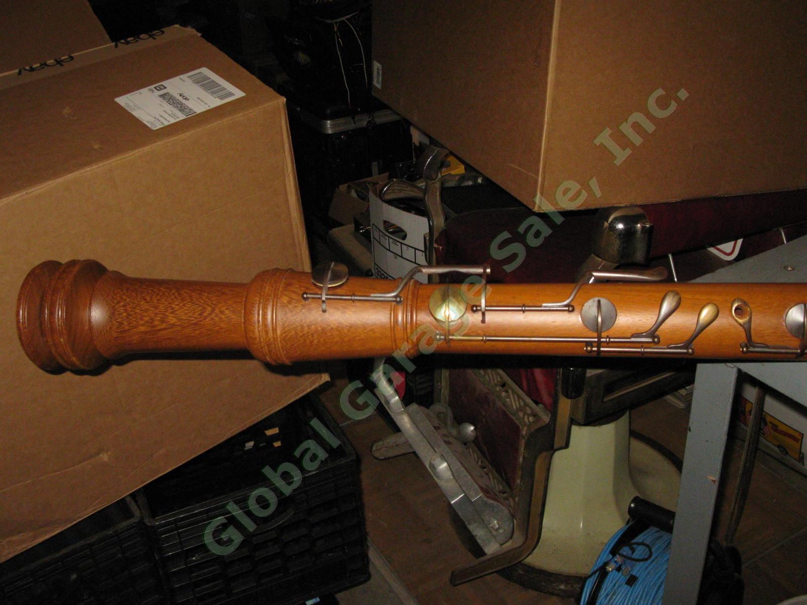 Kung Contrabass Great Bass Recorder 74" Inches Tuned $300 New Pads Case Video NR 3