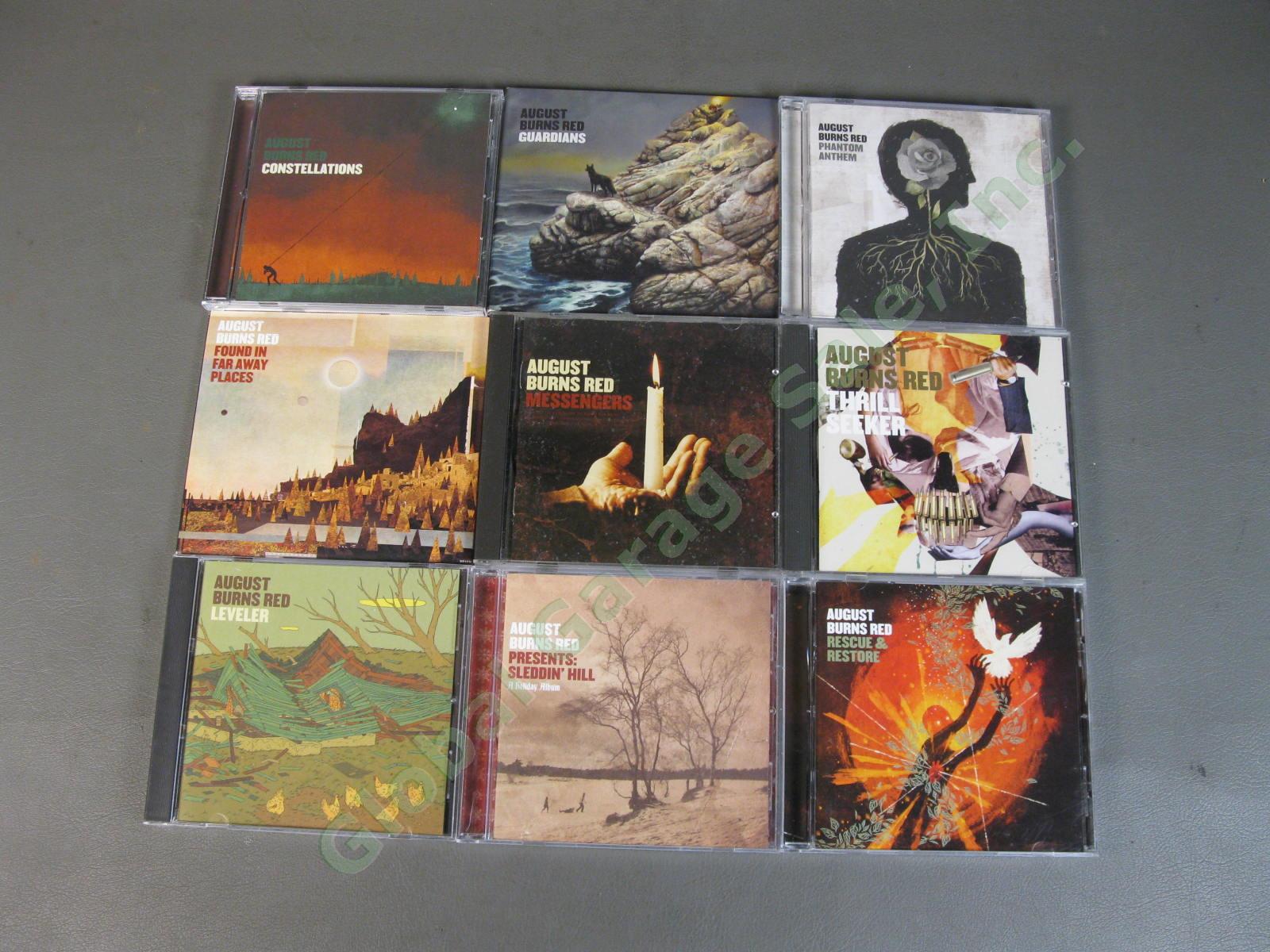 9 August Burns Red COMPLETE CD LOT Constellations Guardians Leveler Messengers 1