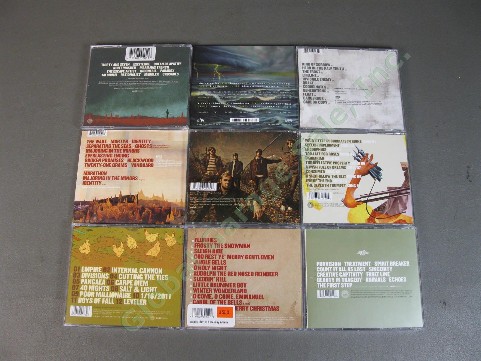 9 August Burns Red COMPLETE CD LOT Constellations Guardians Leveler Messengers 2