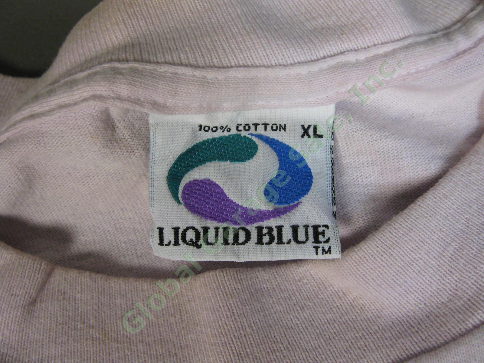 ORIGINAL 1994 Grateful Dead Liquid Blue Summer Tour Tie-Dye T-Shirt Highgate VT 4